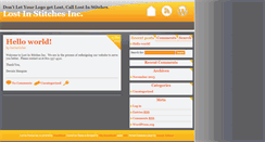 Desktop Screenshot of lostinstitches.com